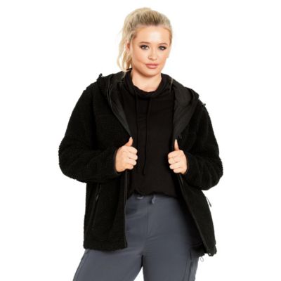 Avenue Женская куртка Kyla из флиса на молнии Plus Size