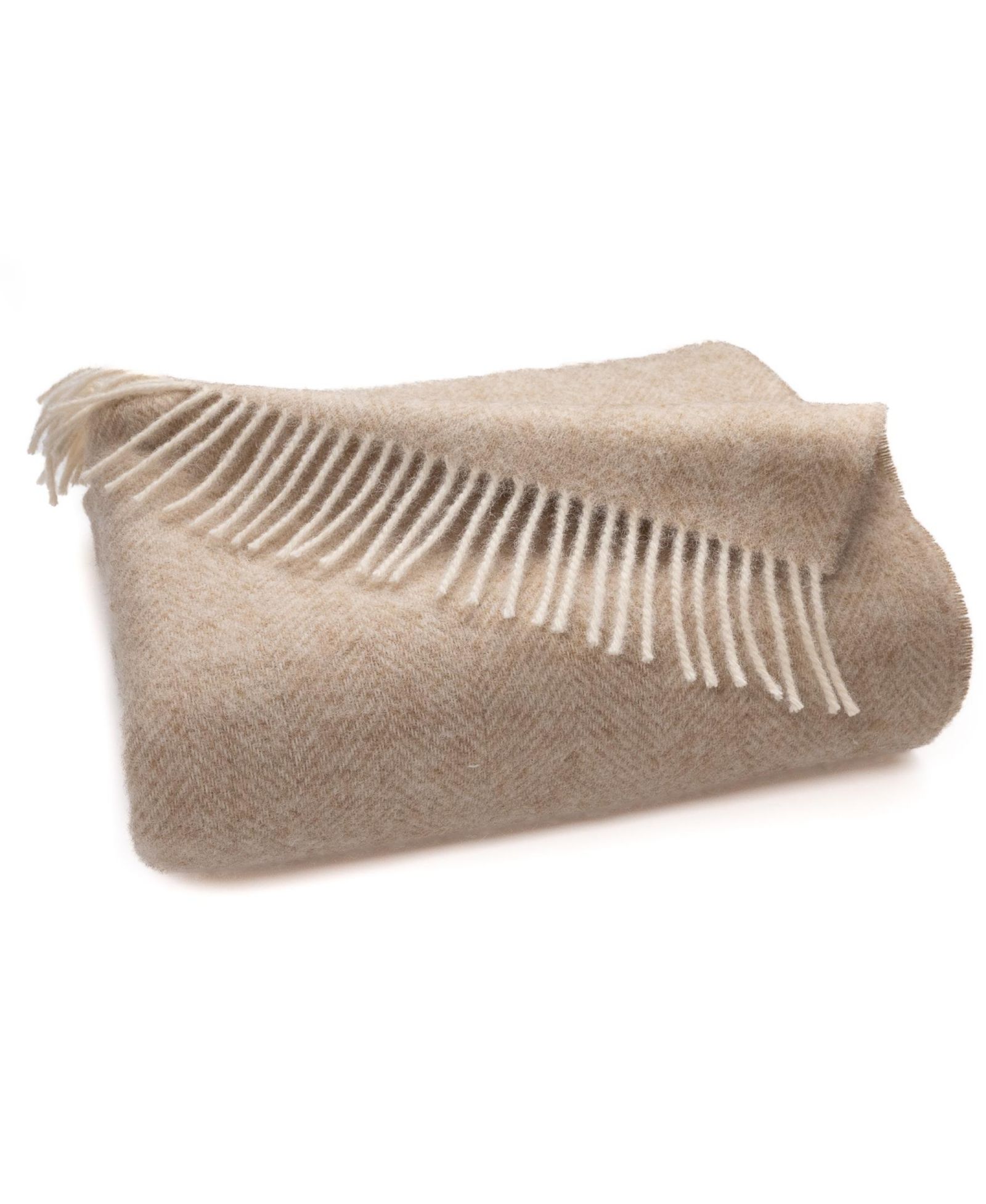 Плед Southampton Home Shetland Lambswool Herringbone, 55" x 72"
