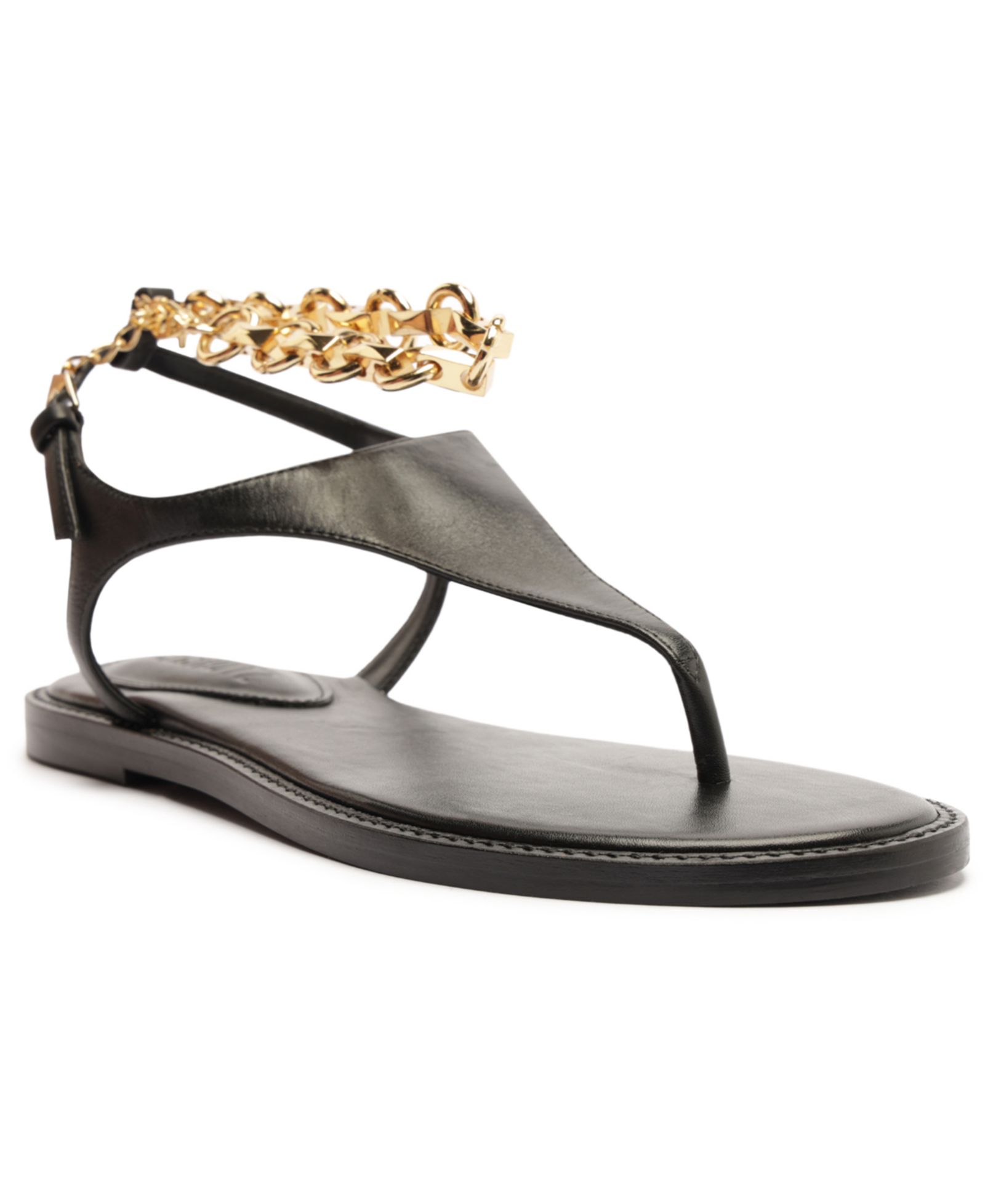 Schutz Women's Lys Round Toe Flat Sandals