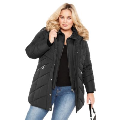 Женская пуховая куртка Avenue Plus Size Abigail