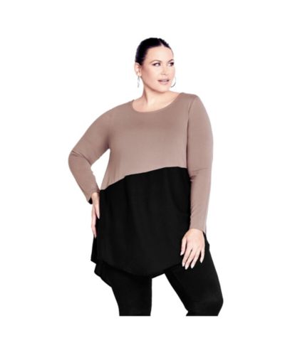 Женская блузка Plus Size Avenue Carla Top