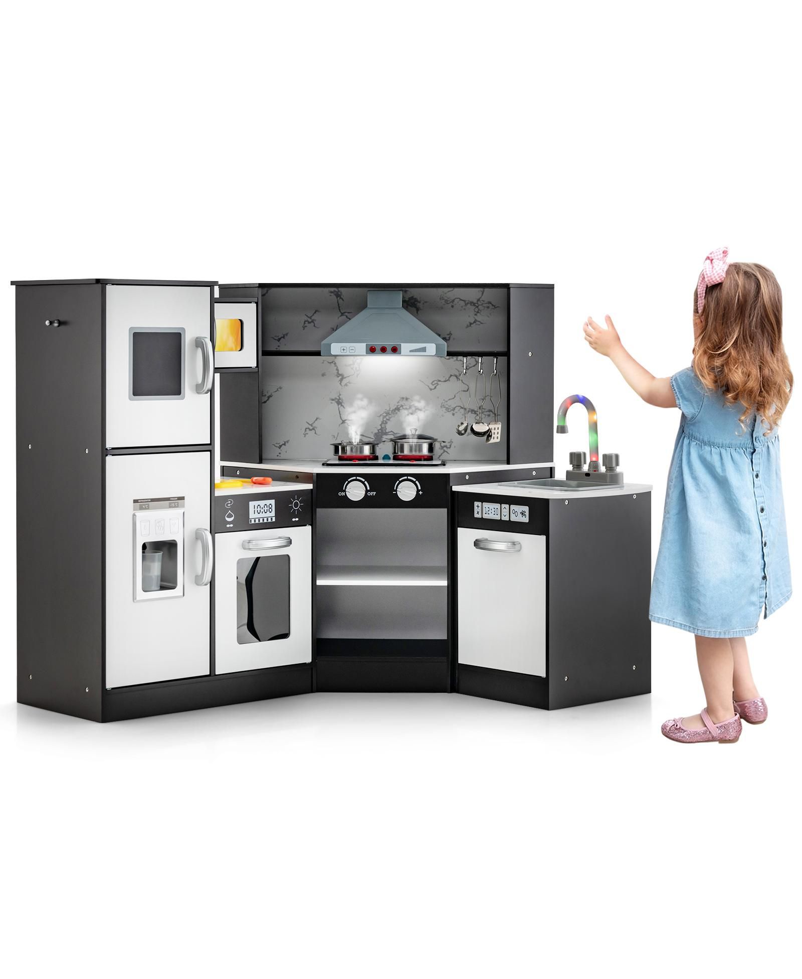 Детский игровой набор кухни SKONYON Corner с отдельной раковиной