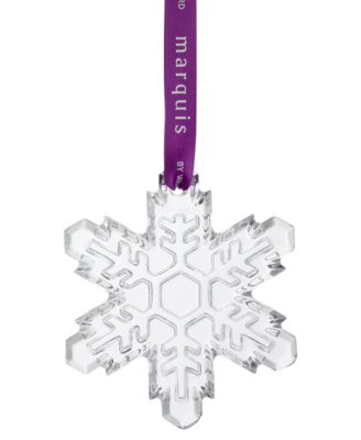 Хрустальная новогодняя игрушка Marquis by Waterford Snowflake