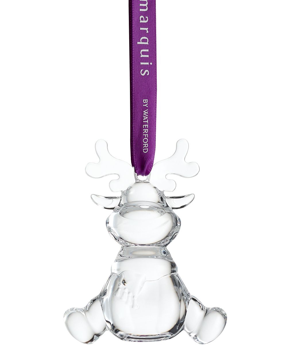 Marquis by Waterford хрустальная новогодняя игрушка в виде оленя