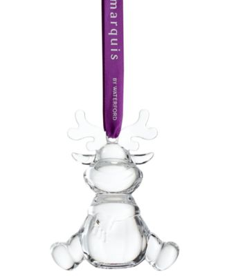 Marquis by Waterford хрустальная новогодняя игрушка в виде оленя