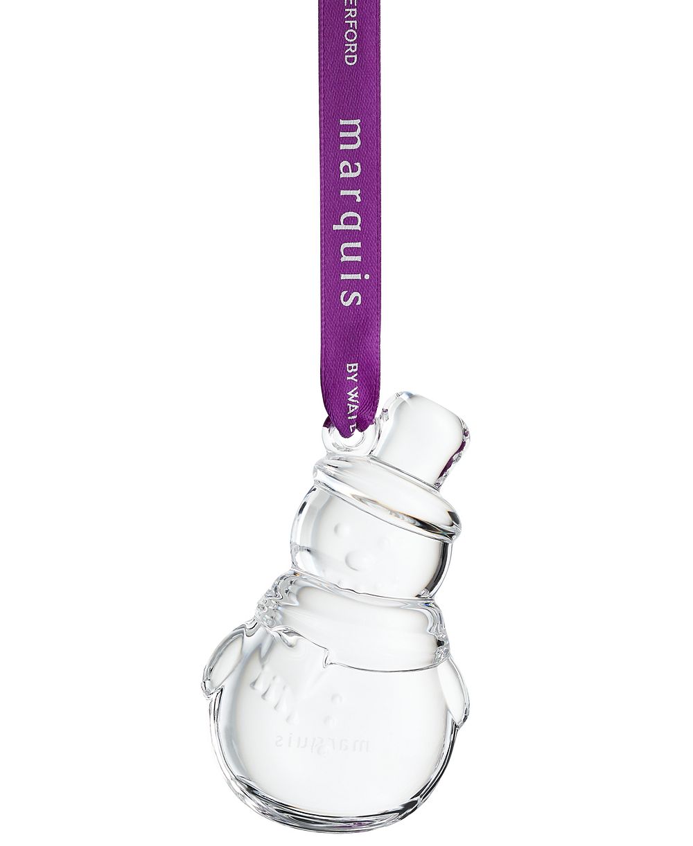 Marquis by Waterford Crystal Snowman Ornament