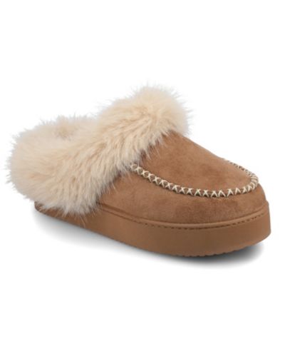 Женские уютные тапочки на платформе Journee Collection Taran