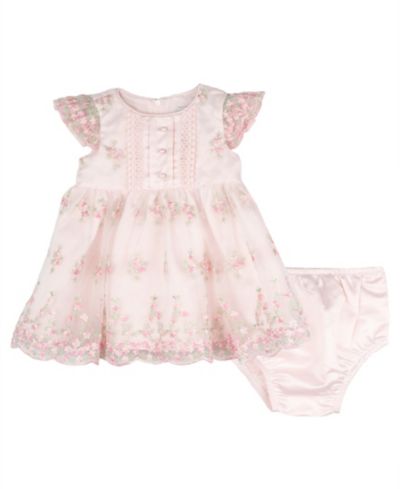 Набор из 2 предметов Rare Editions Floral Embroidered Dress и Bloomer для девочек