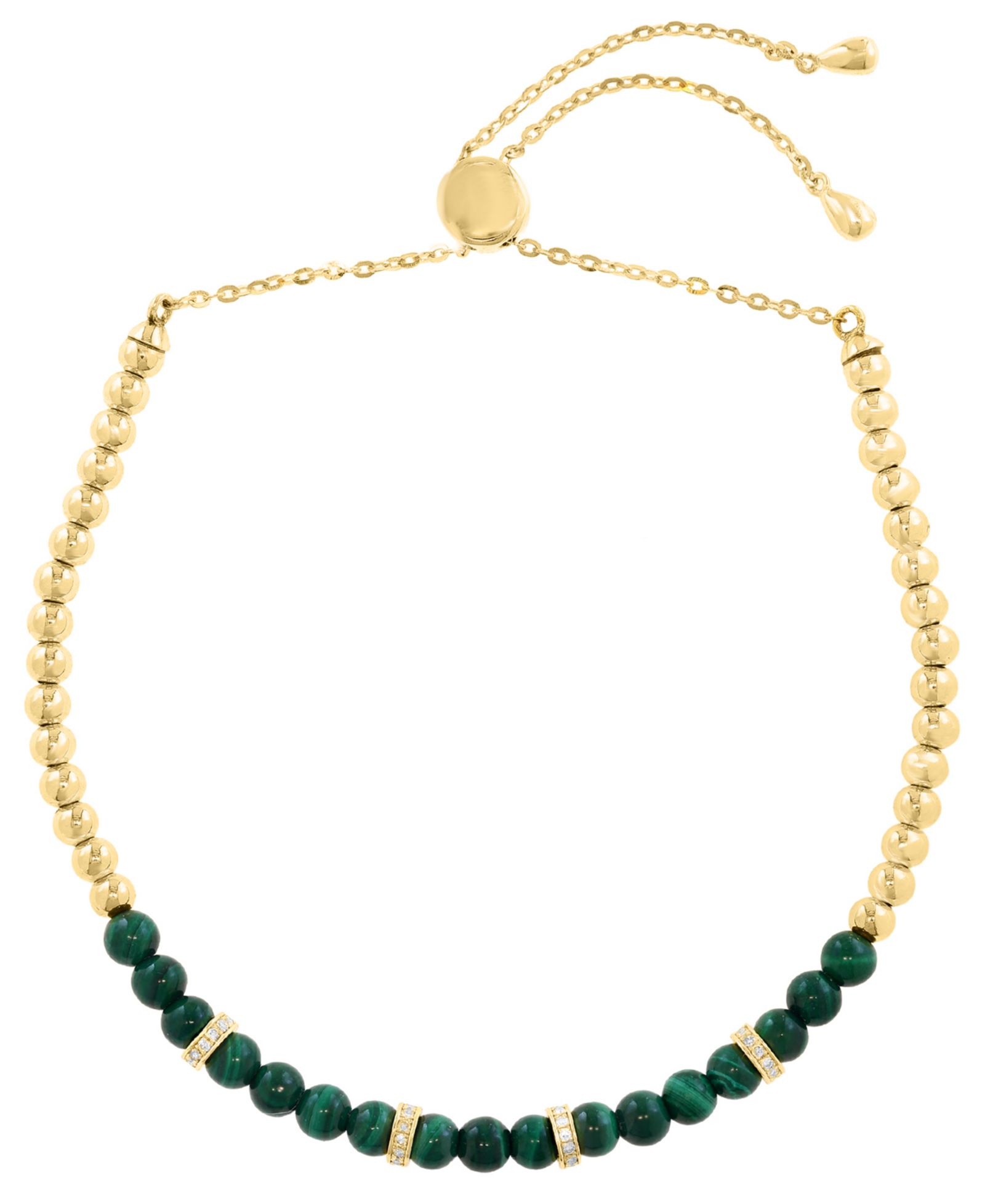 EFFY Collection Браслет Malachite из золота поверх серебра