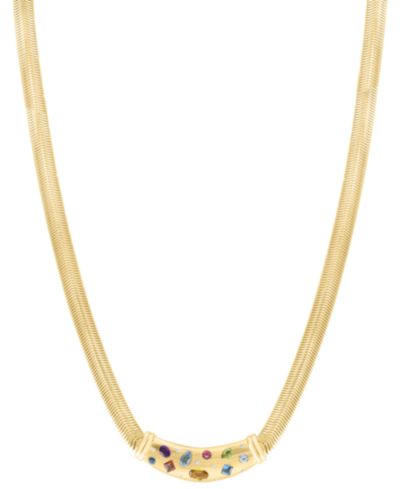 Ожерелье EFFY Collection с многоцветными камнями и бриллиантами