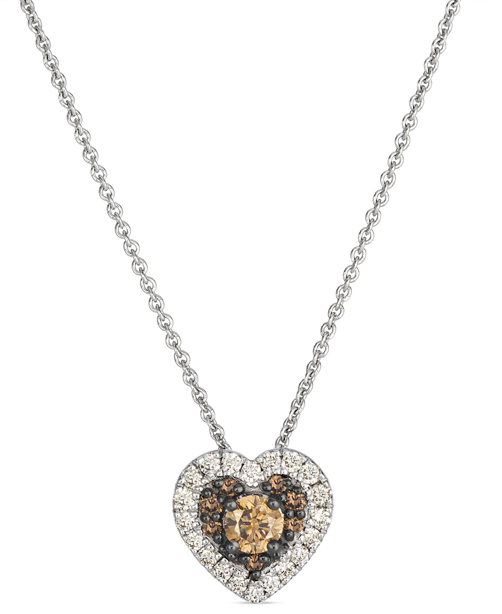 Подвеска Le Vian Chocolate Diamond & Vanilla Diamond Heart