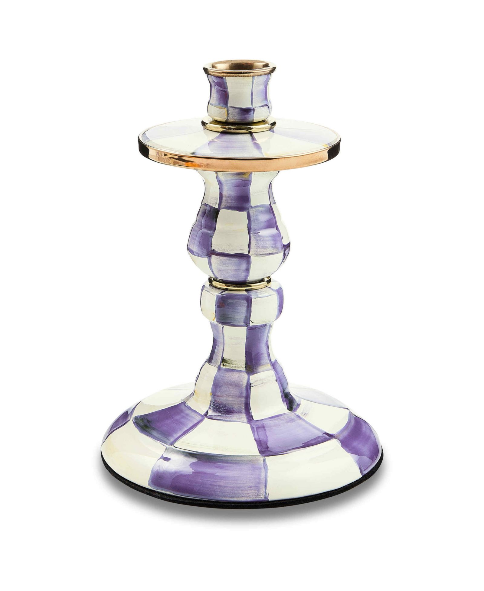 Подсвечник MacKenzie-Childs Violet Check Small