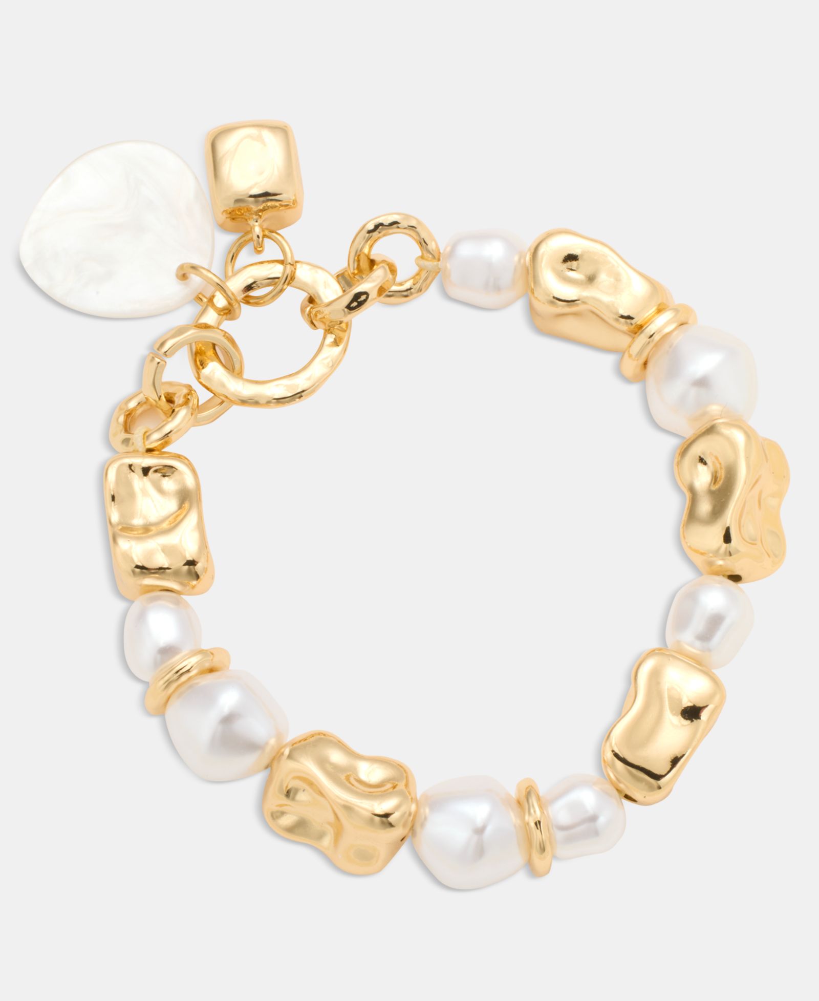 Браслет Style & Co Imitation Pearl Stretch