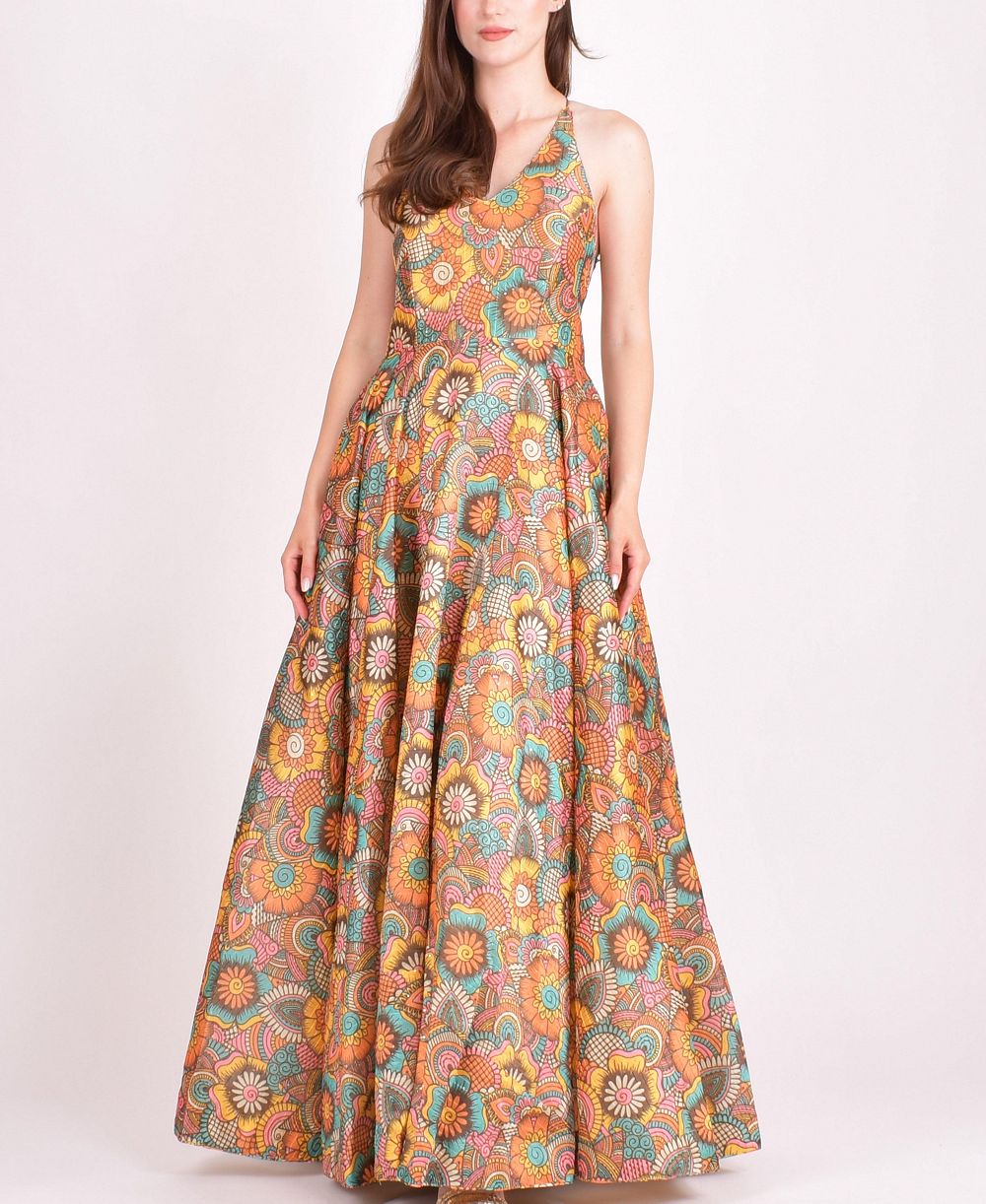 RAAS Женское длинное платье Cora Sequins Embroidered