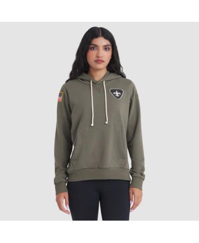 Nike Women's Olive New Orleans Saints 2025 Salute to Service Sideline Standard Issue Dri-FIT Hoodie