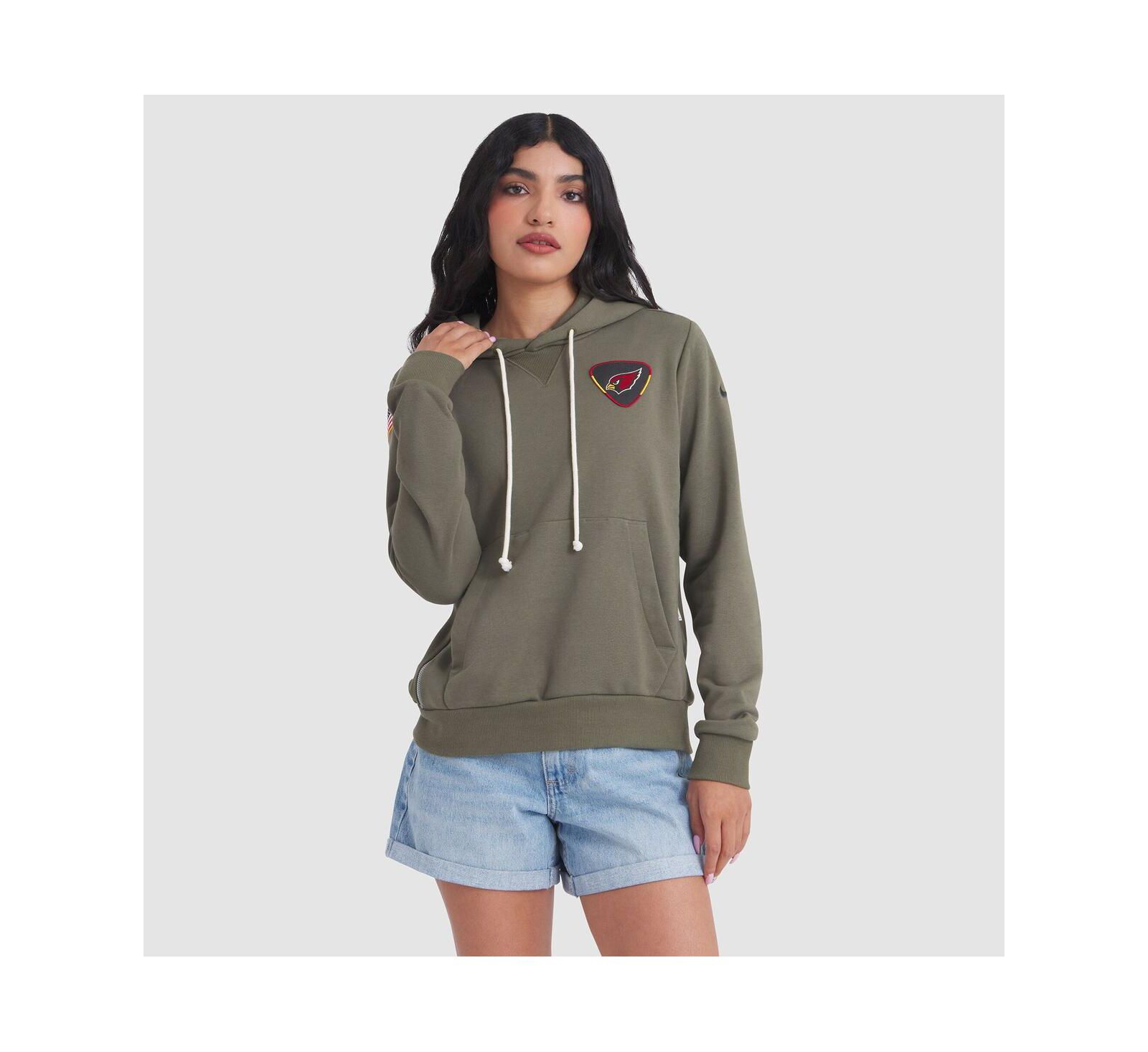 Nike Women's Olive Arizona Cardinals 2025 Salute to Service Sideline Standard Issue Dri-FIT Hoodie