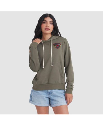 Худи Nike Women's Arizona Cardinals 2025 Salute to Service Dri-FIT оливкового цвета