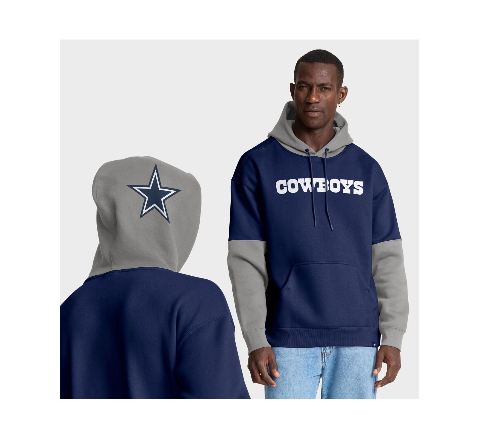 Мужское худи Fanatics Dallas Cowboys Helmet Pullover Navy