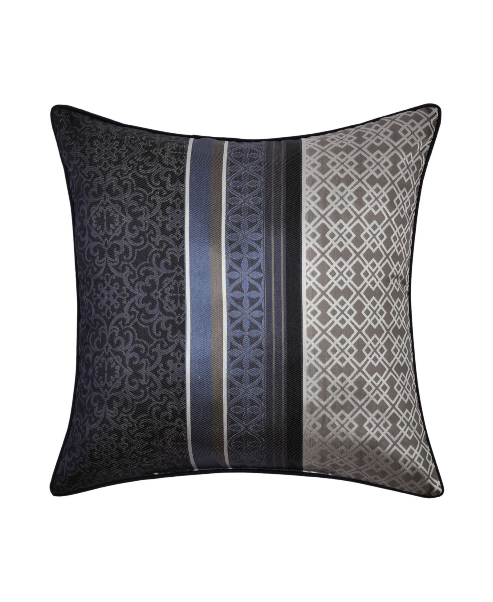 Royal Court Carlisle Woven Stripe Decorative Pillow, 20" x 20"