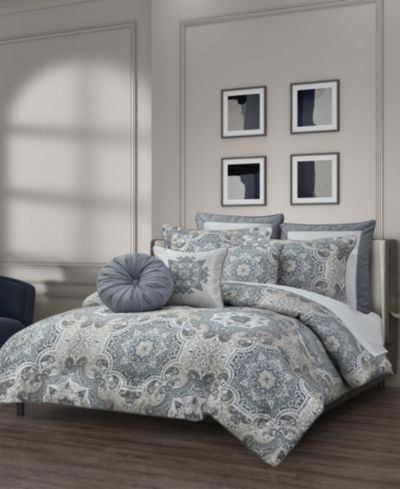 Royal Court Lisbon Damask 3-Pc. Comforter Set, Full/Queen