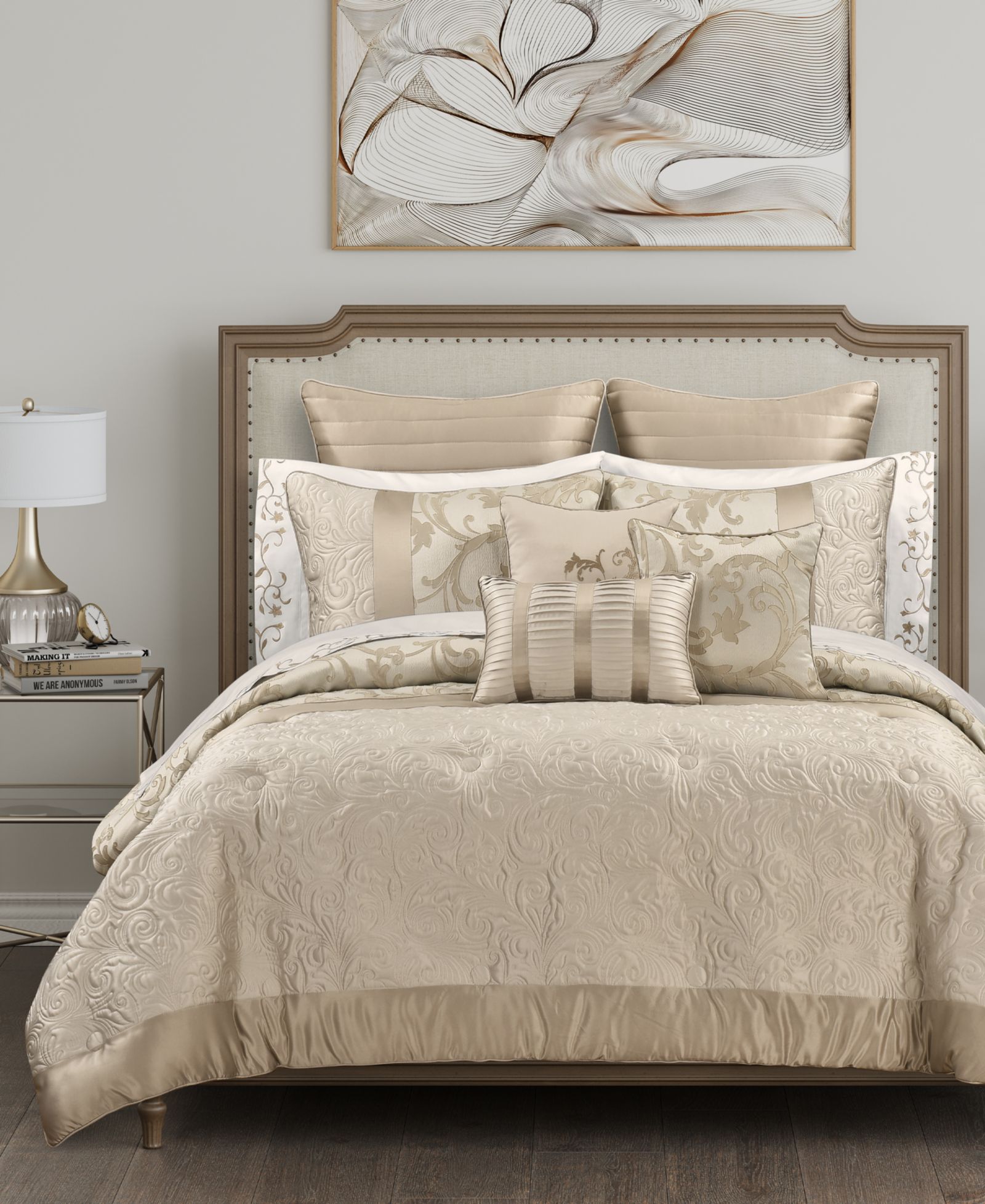 Royal Court Spectra Jacquard 3-Pc. Comforter Set, Full/Queen