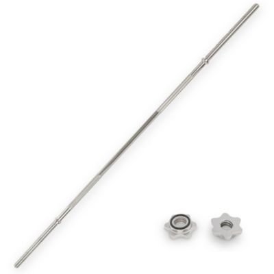 Sunny Health & Fitness 60" Standard Barbell with Star-lock collars, 300 lbs weight capacity