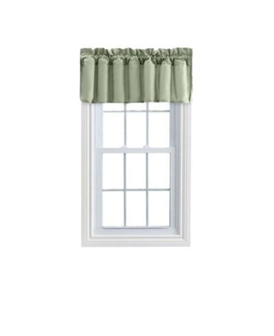 Занавеска Ellis Curtain 3" Rod Pocket Fabric Solid Color 42"x13" Sage