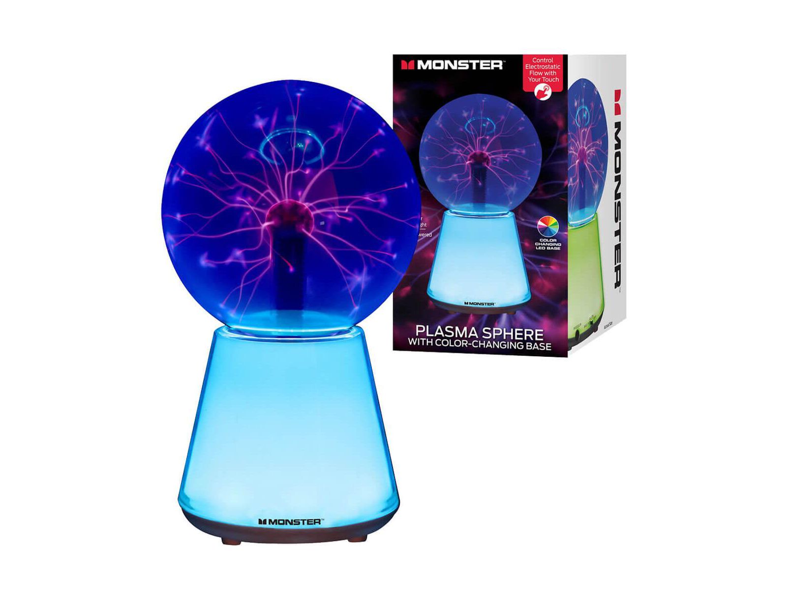 MONSTER CABLE Плазменная сфера Multicolor Base Electrostatic Flow 5.5"