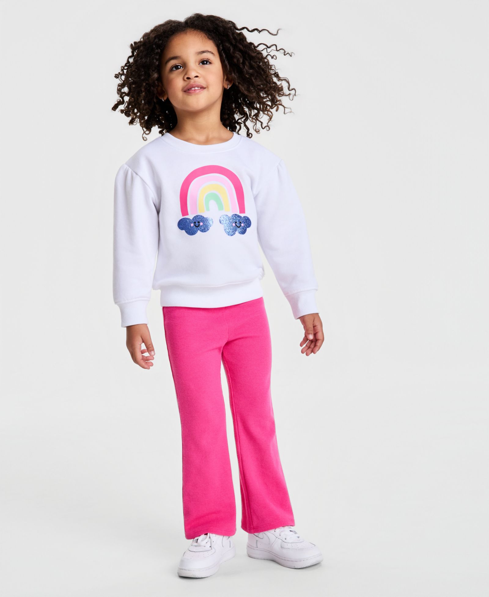 Epic Threads Girls' 12M-5T Rainbow-Print Sweatshirt, Macy's Exclusive