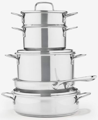 The Cellar Stainless Steel 8-Piece Cookware Set, Macy's Exclusive