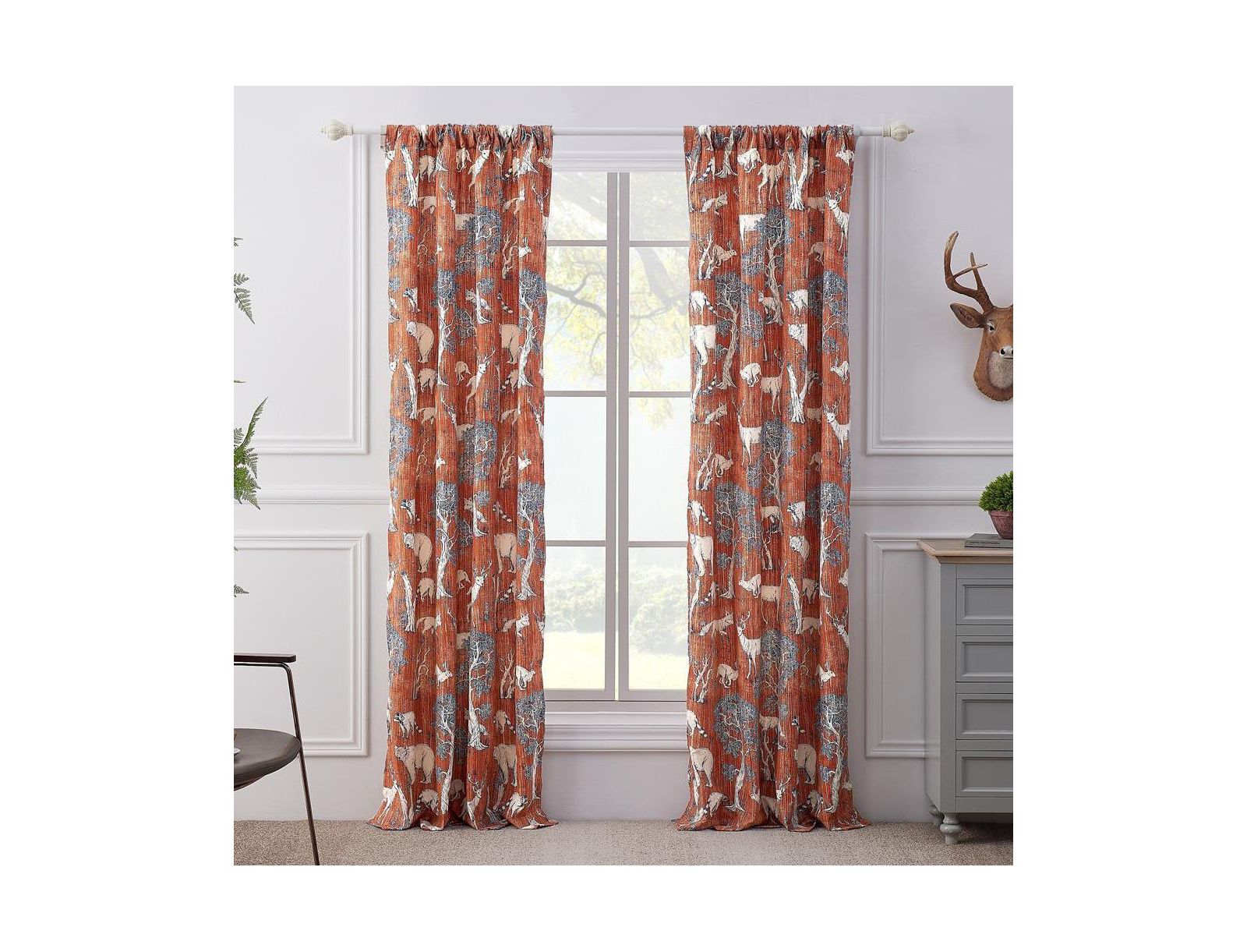 Парные шторы Barefoot Bungalow Greenland Home Fashions 42x84"