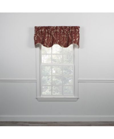 Ellis Curtain Meadow высококачественная светонепроницаемая оконная занавеска с воланами - 50 x15", Cardinal