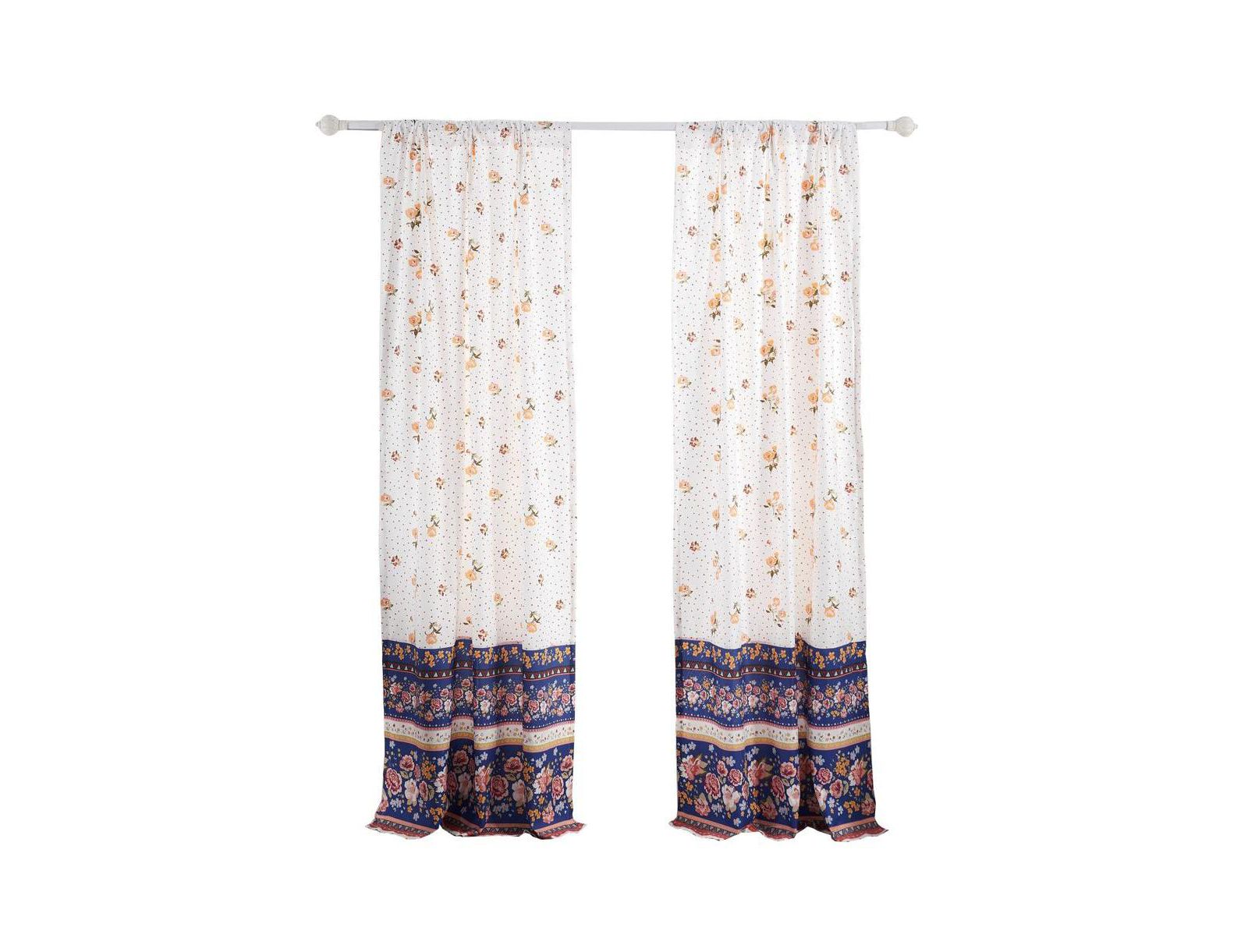 Greenland Home Fashions Marsha Window Panel Pair - 42x84"