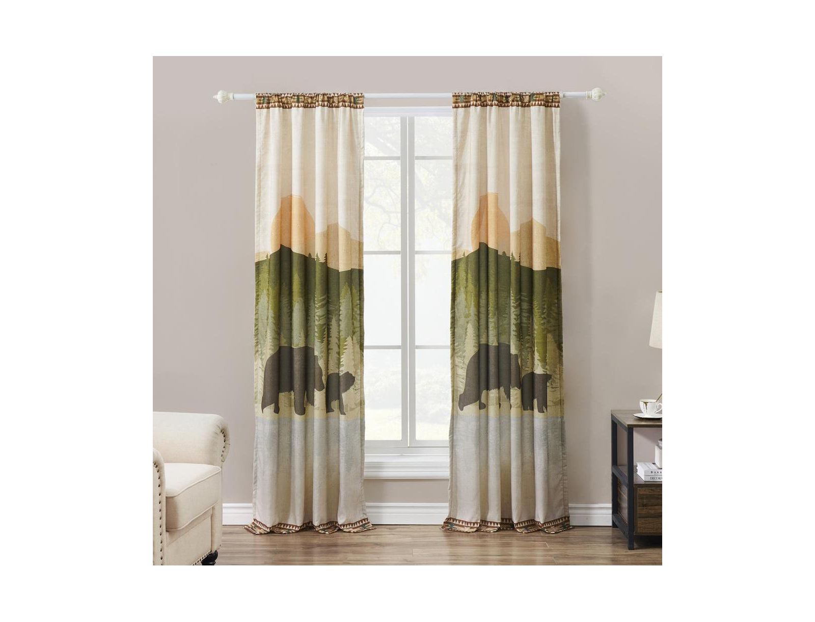 Greenland Home Fashions by The Lake Curtain Panel Pair