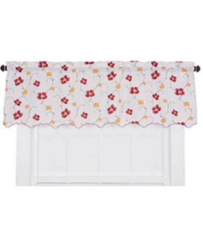 Занавеска для окна Ellis Curtain Zoe High Quality Room Darkening, цветочный принт, 48 x15"