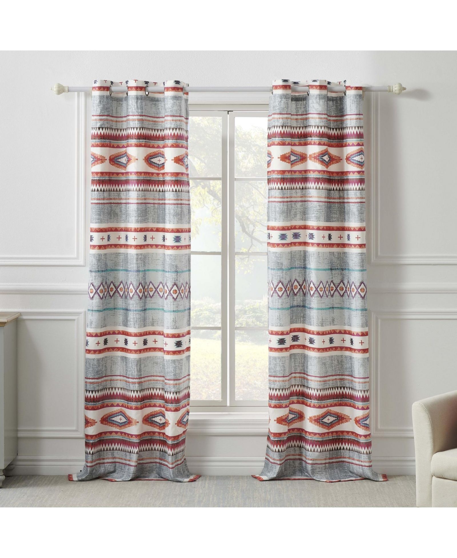 Greenland Home Fashions подтяжки для штор Kiva Western 42" x 84"