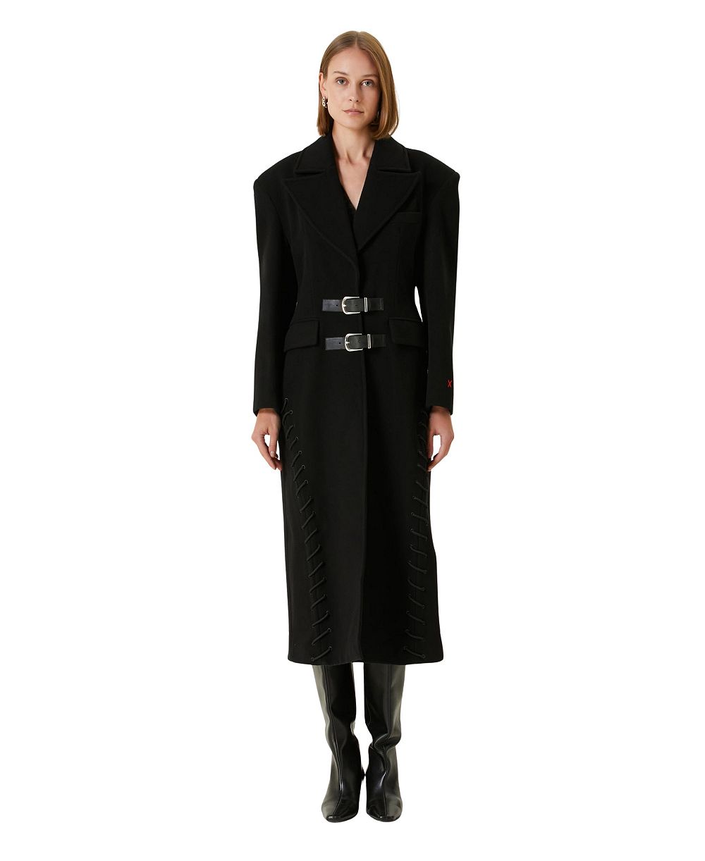 PCFG Women's Wool-Cashmere Blend Long Overcoat