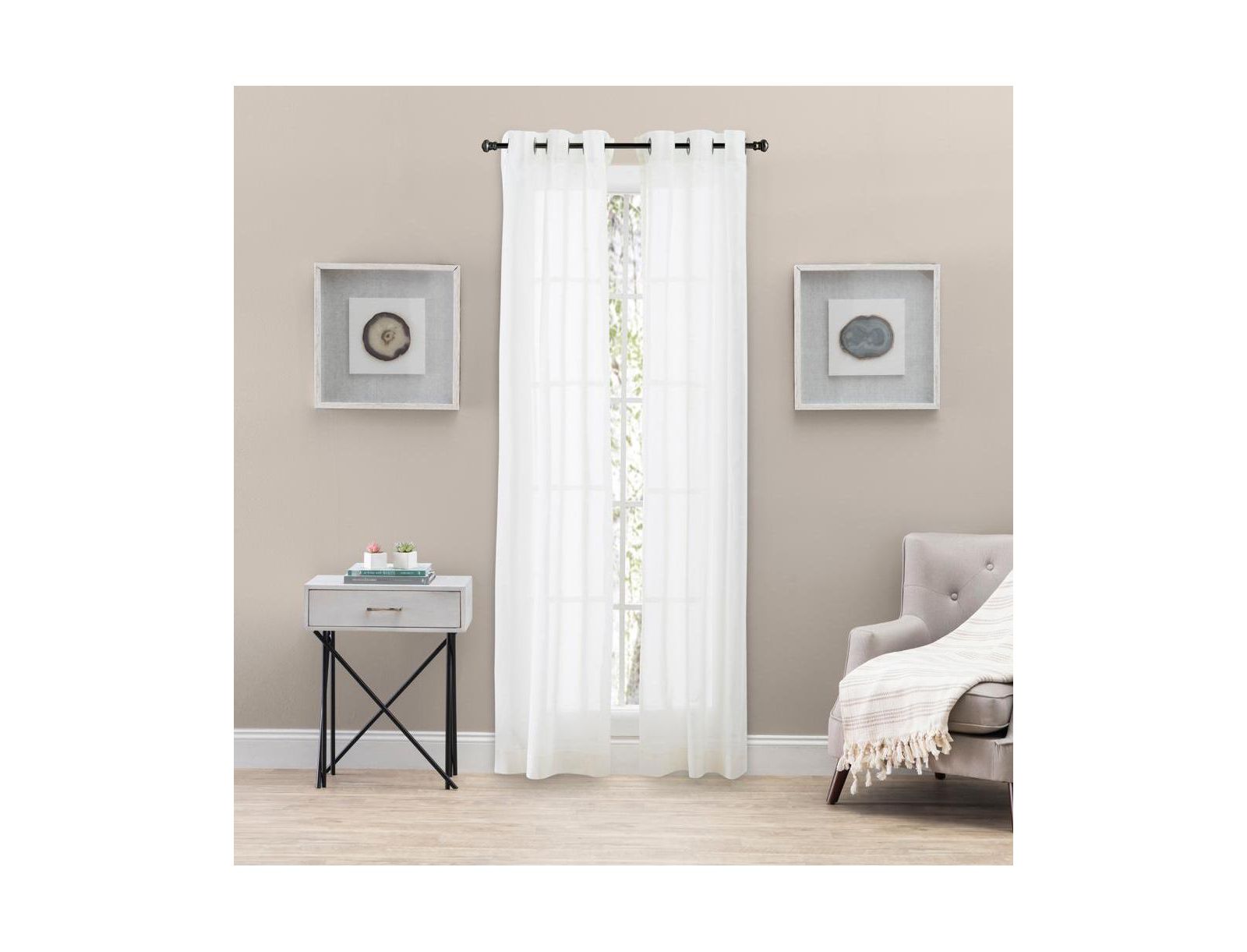 Парные шторы Ellis Curtain Tranquility Grommet Top 80x84