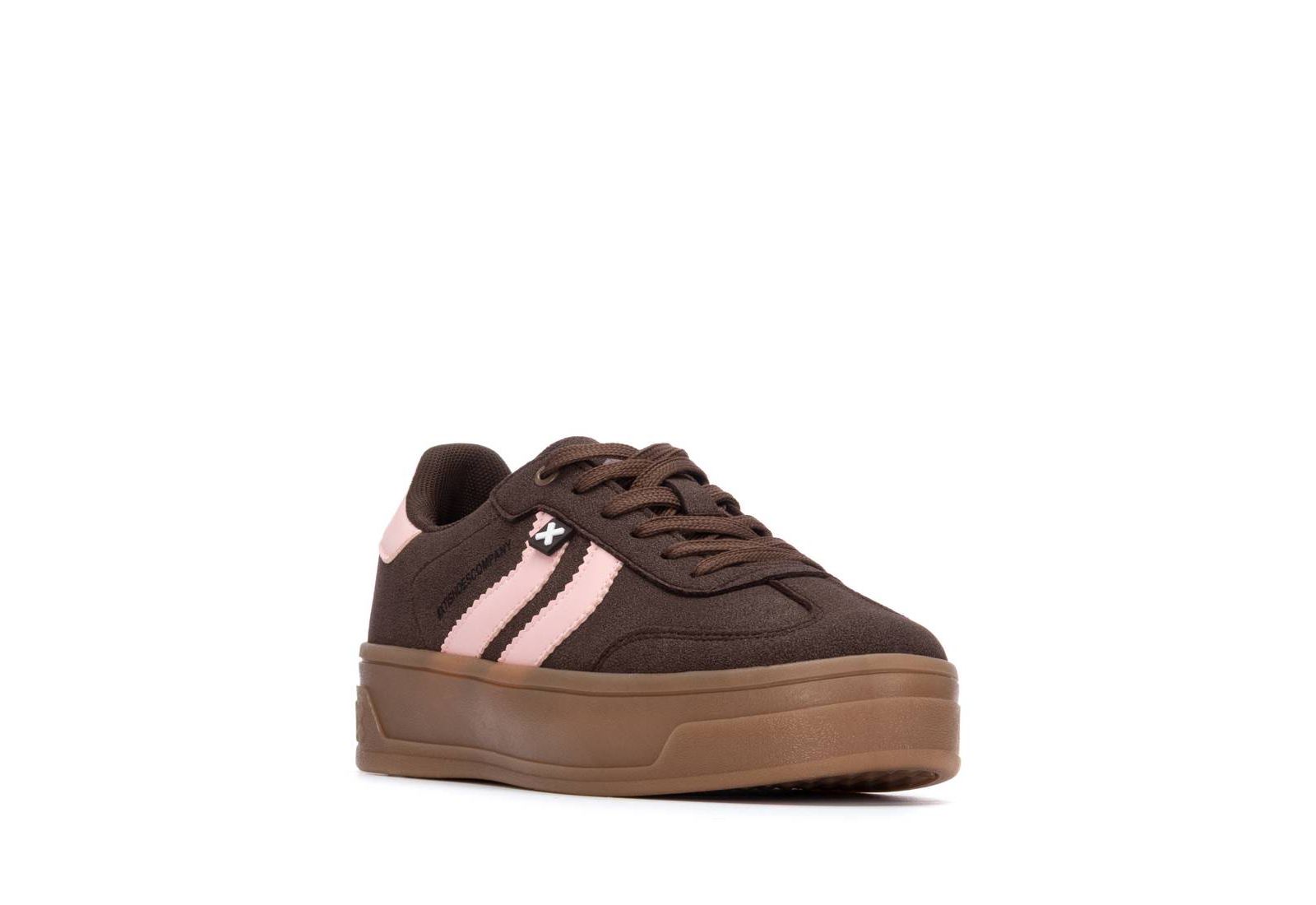 XTI Women's Suede Casual Sneakers Urban Comfort
