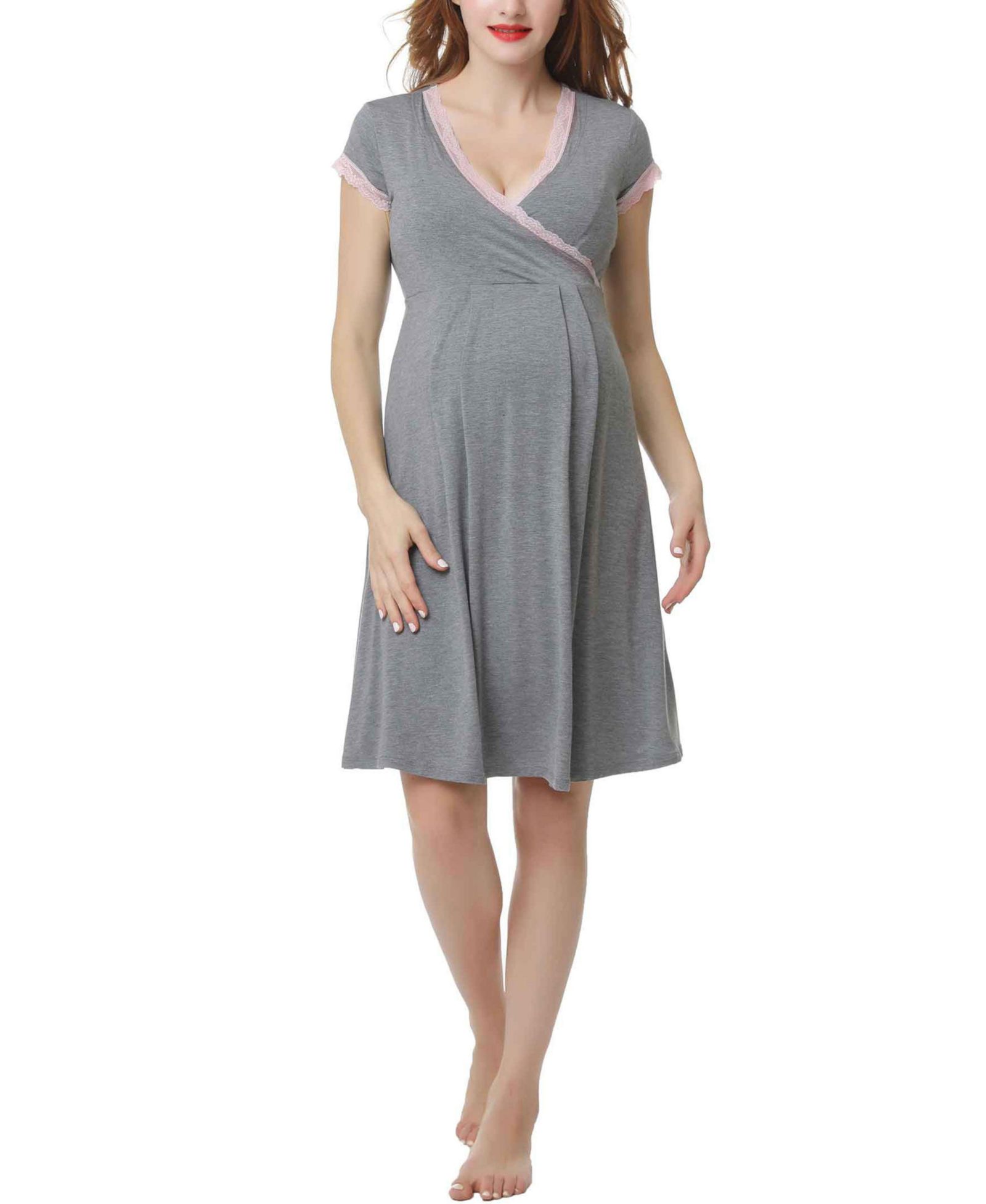 kimi + kai Maternity kimi + kai Nursing Nightgown
