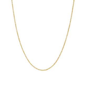 Цепочка Adina Eden Dainty Gold Plated Cable Chain Necklace