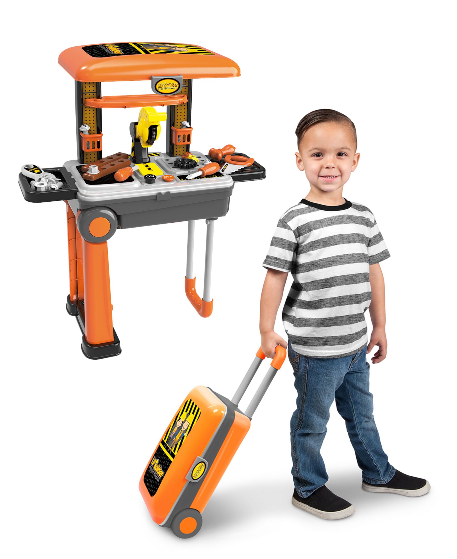 Игровой набор World Tech Toys Lil Builder Mobile Suitcase Playset