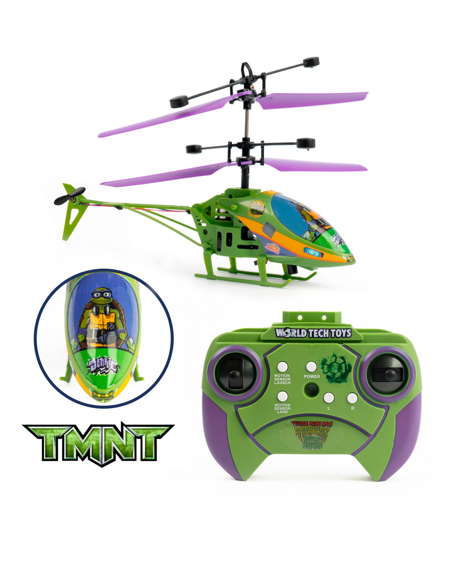 Вертолет World Tech Toys Teenage Mutant Ninja Turtles Donatello
