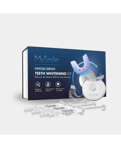 Набор для отбеливания зубов MySmile с LED-светом, 10-минутный гель для отбеливания зубов, 35% CP