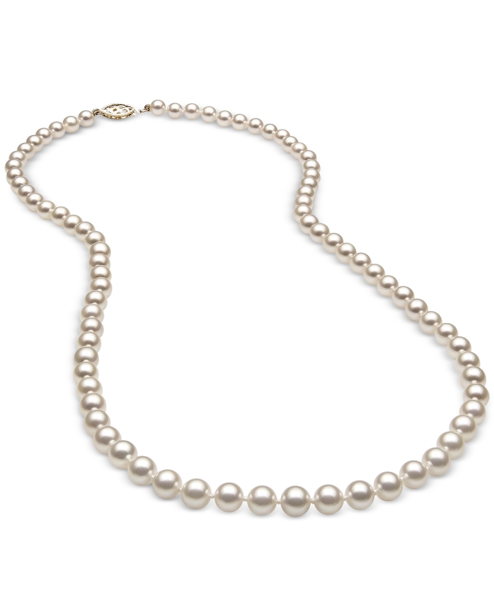 Ожерелье Belle de Mer 18" Cultured Freshwater Pearl (5mm) 14k Gold
