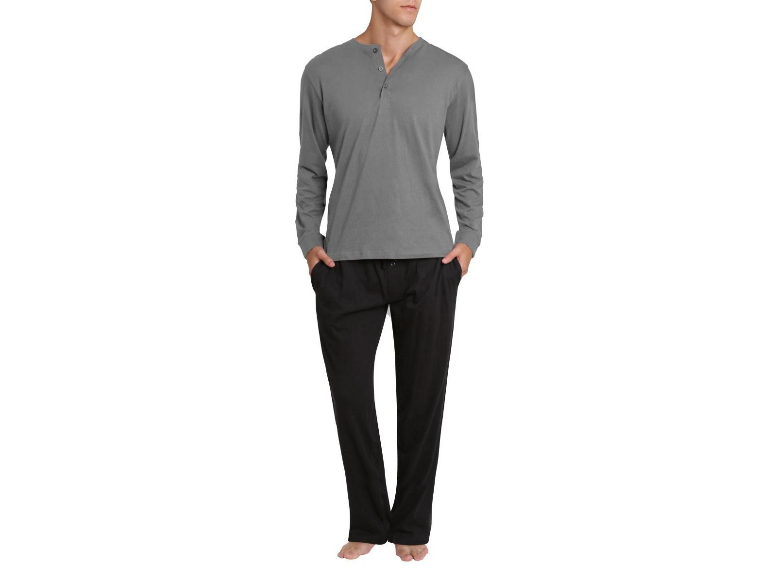 Мужской трикотажный комплект пижам Sleep Hero Henley