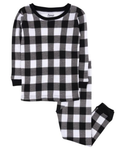 Детская пижама Leveret Two Piece Cotton Plaid Holiday