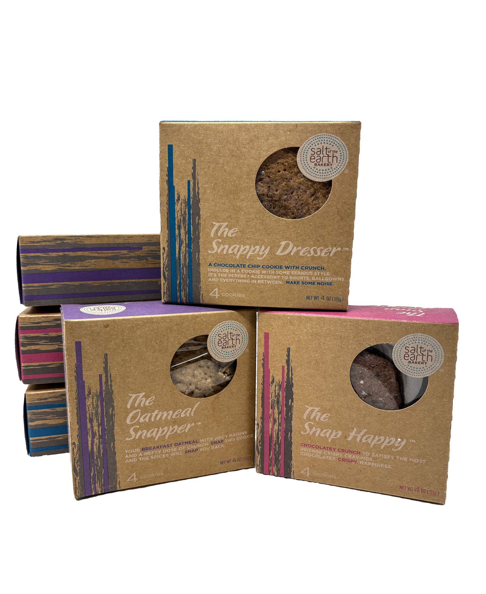 Коробка изысканного печенья Salt of the Earth Bakery Snappy Collection, 36 штук
