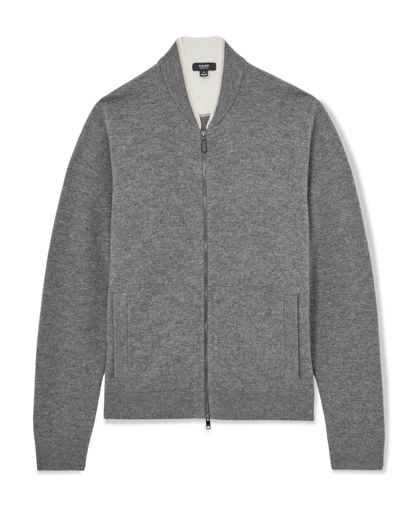 Мужской кардиган REISS Clifford Merino-Wool Zipped Bomber