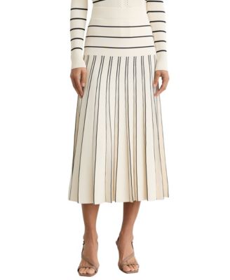 Женская юбка REISS Knitted Stripe Pleated Midi